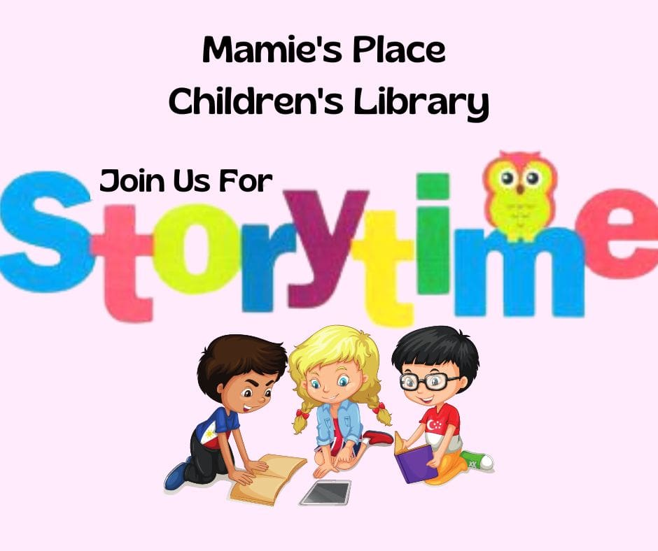Mamies Place Children Library Storytime Banner